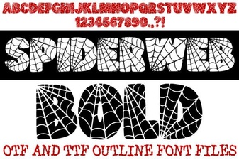 Spiderweb Bold Font for Creative Projects