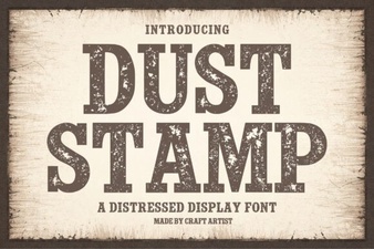 Dust Stamp Font Design Trends and Creative Uses