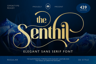 Senthil Font Design and Creative Projects