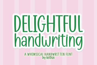 Delightful Handwriting Font for Creative Projects